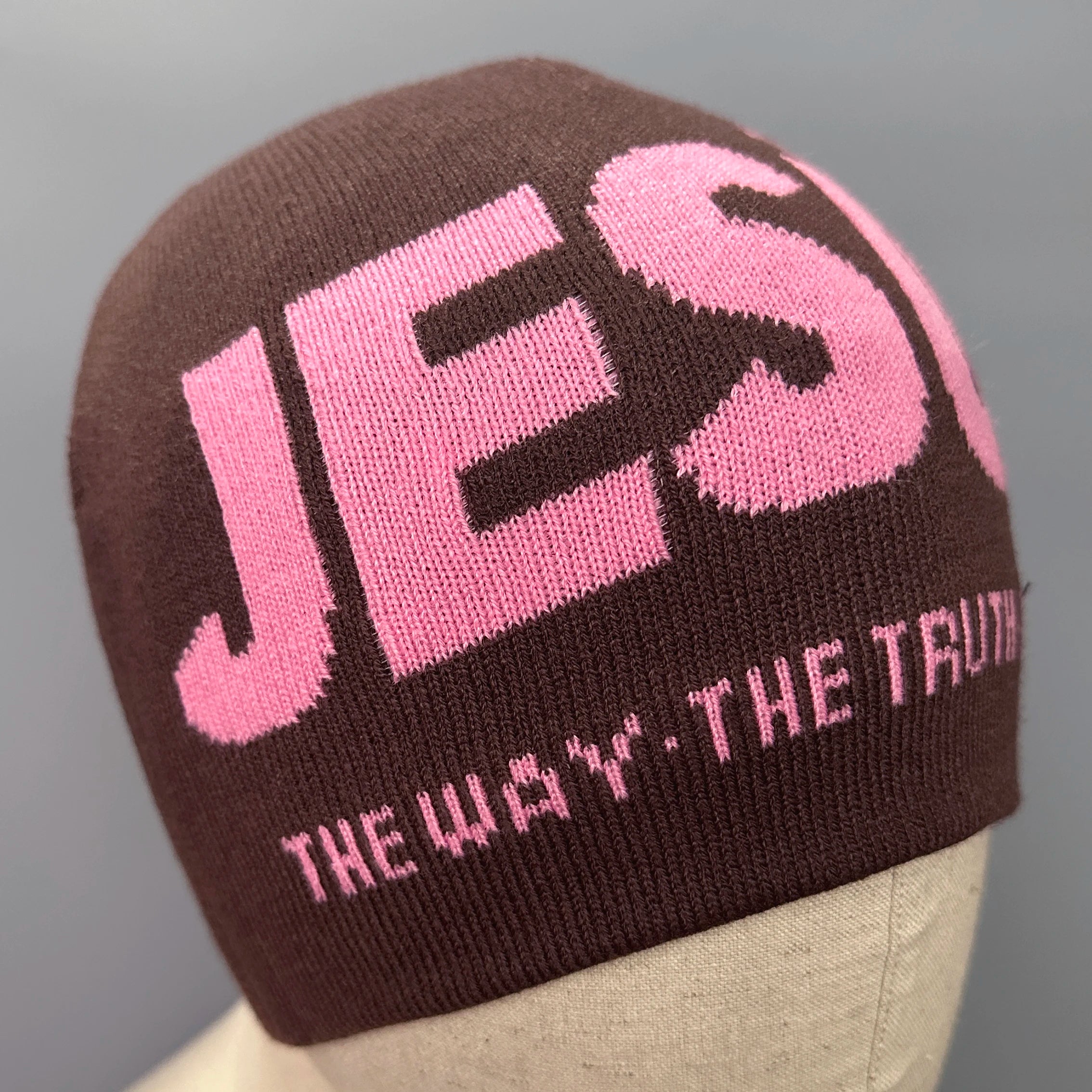 Jacquard Alphabet JESUS Knit Hat Autumn/Winter Outdoor Thermal Hat Unisex Pullover Hat