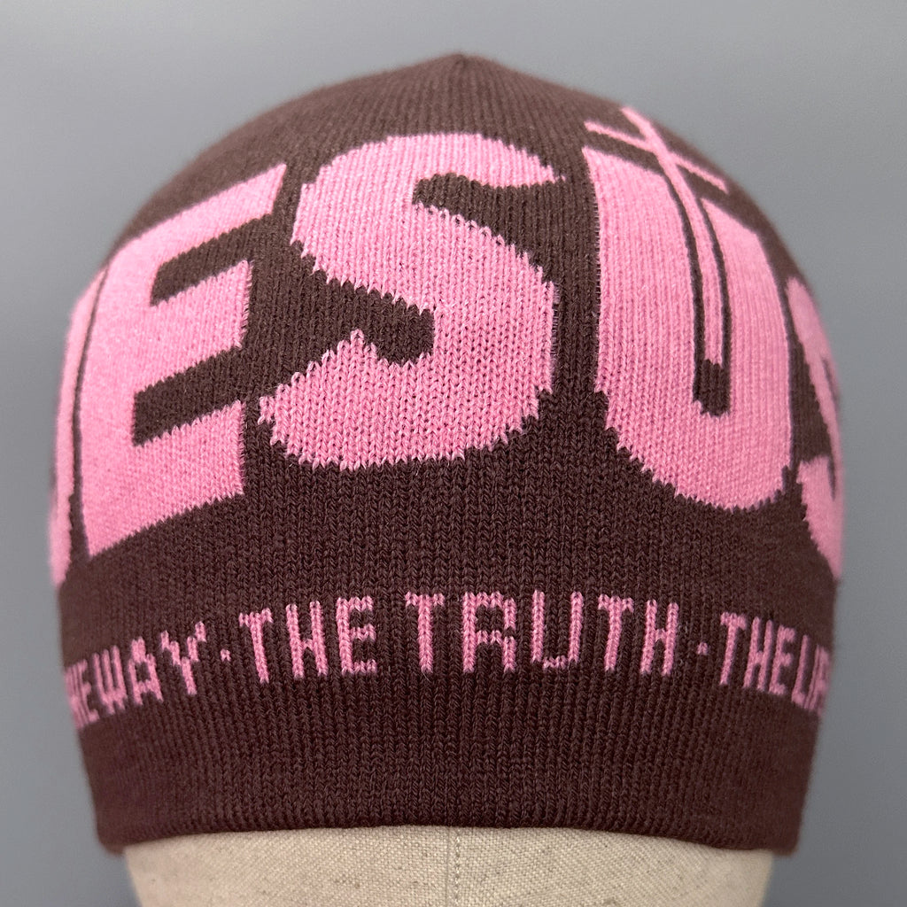 Jacquard Alphabet JESUS Knit Hat Autumn/Winter Outdoor Thermal Hat Unisex Pullover Hat