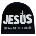 Jacquard Alphabet JESUS Knit Hat Autumn/Winter Outdoor Thermal Hat Unisex Pullover Hat